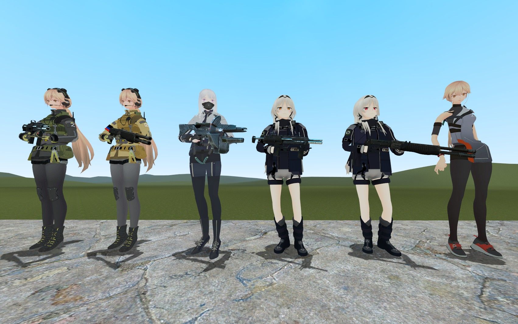 【gmod】模组推荐:替换联合军为战术人形与替换女性联合军声音