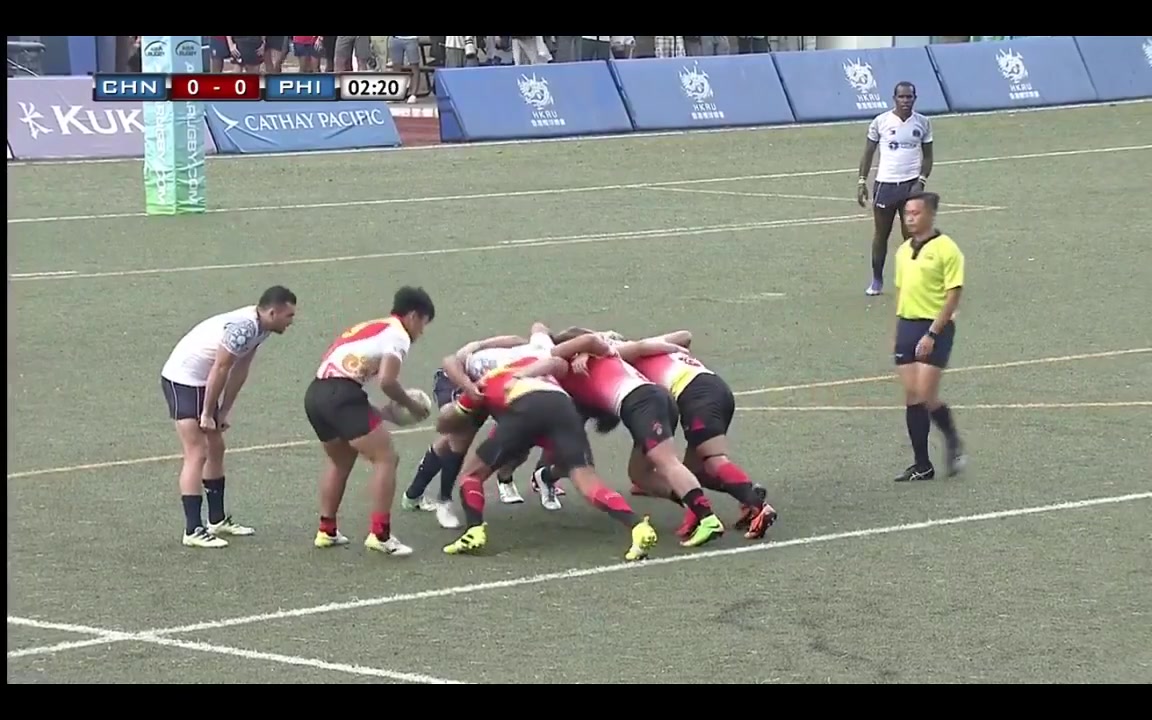 Asian Rugby: 2017亚洲7人制橄榄球锦标赛香港站小组赛 中国vs菲律宾哔哩哔哩bilibili