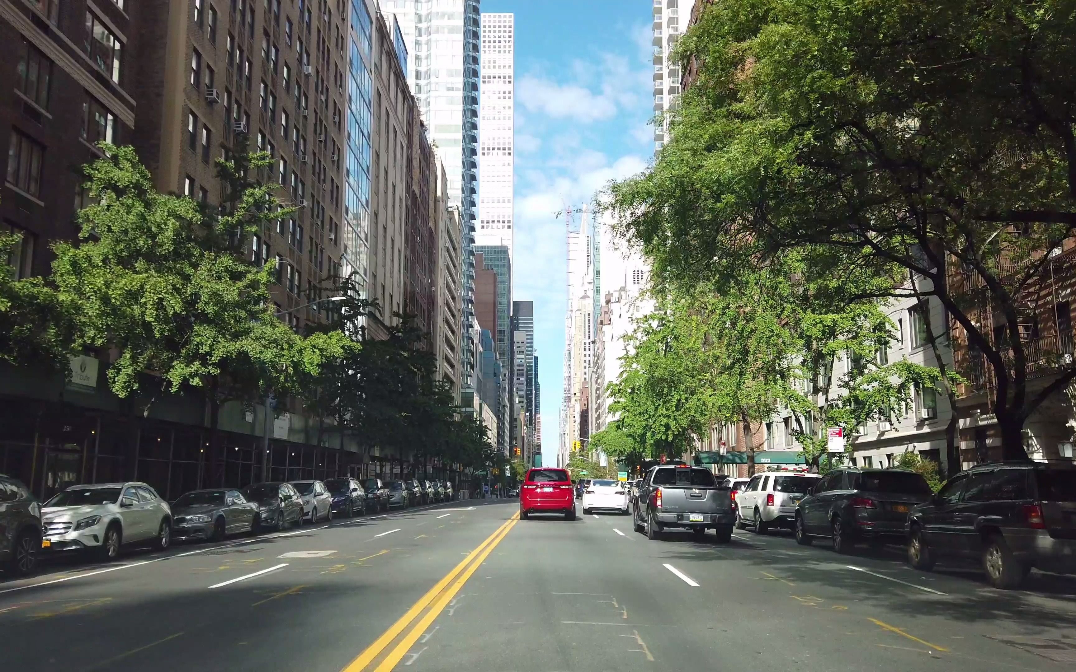 07车游纽约93曼哈顿57街-billionaires row-2020年9月