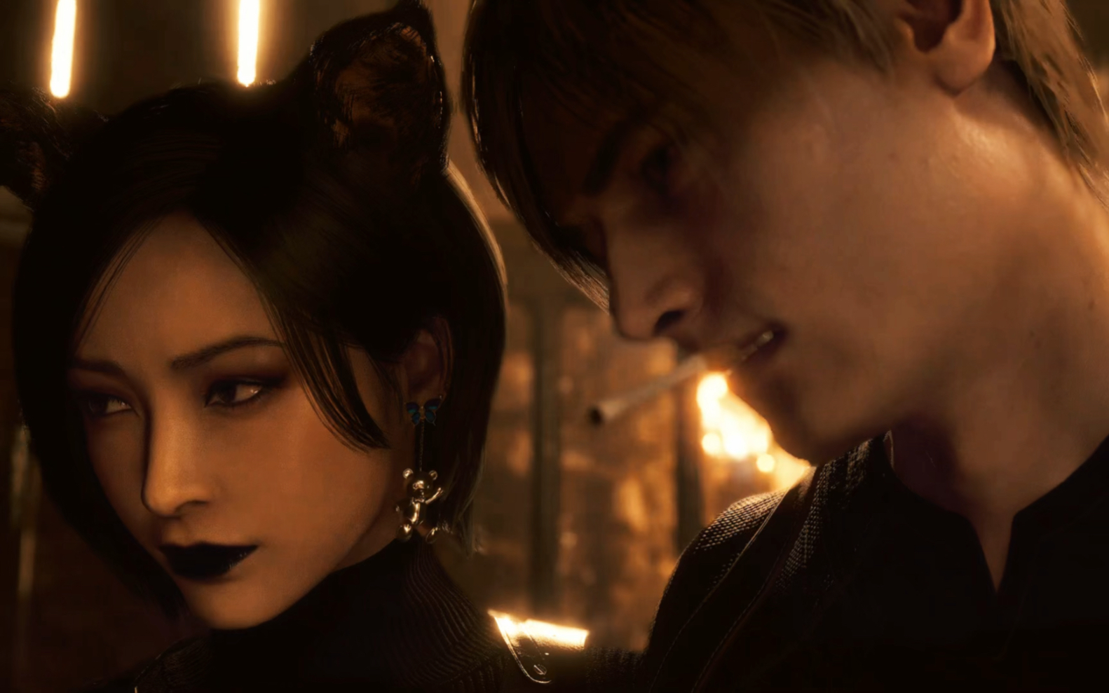 『生化危机4重制版』关于里昂和艾达在地牢里互撩的情节