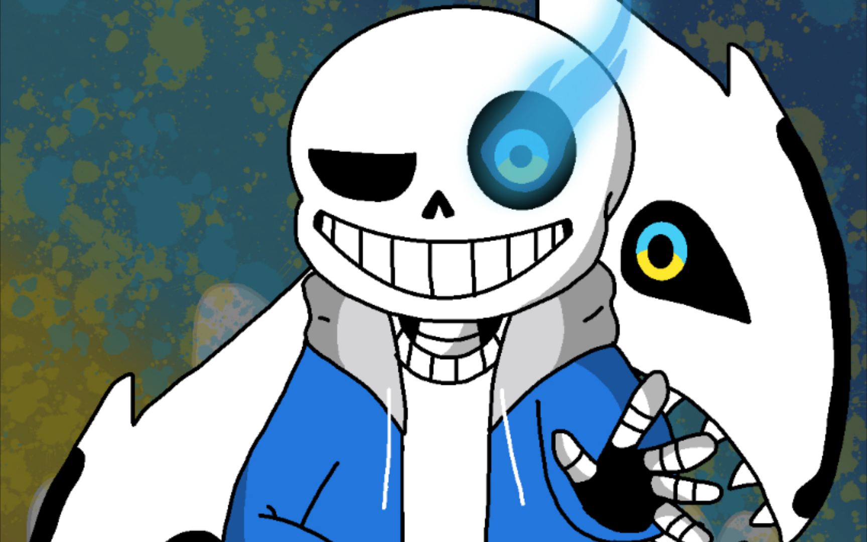 绘画过程 sans