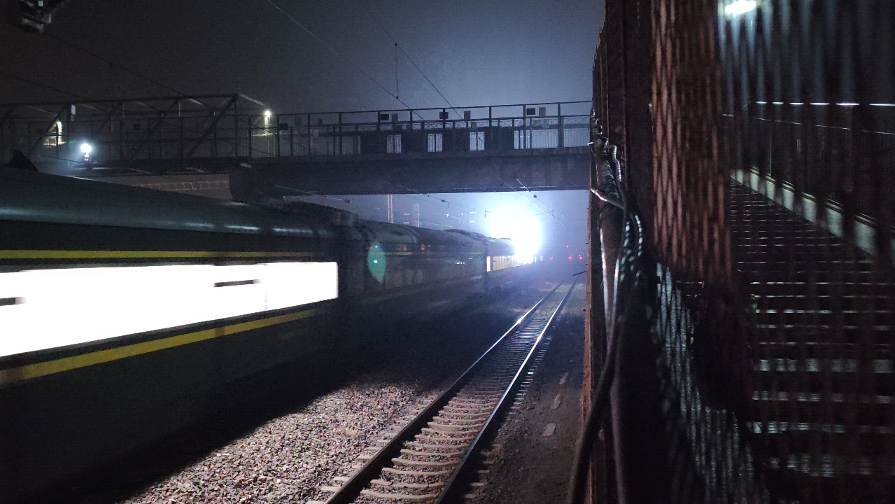 听个声看个光 大巡检55181次通过琉璃河站