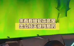 Download Video: 来看看蝰蛇本命是怎么打关键残局的