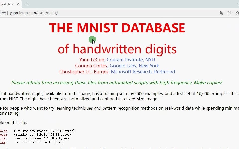 66.35 Matlab程序读取Mnist手写体数据集 介绍 下载 读取 另存 编程演示哔哩哔哩bilibili