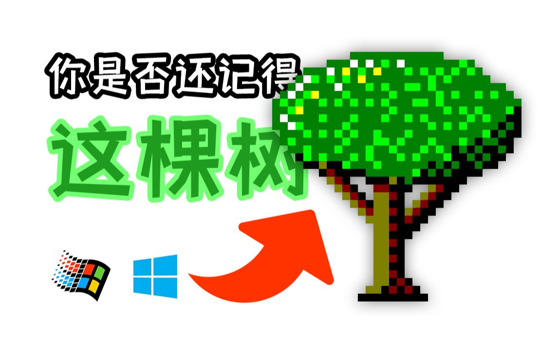 『Windows图标』你知道这颗树的用途是什么吗?哔哩哔哩bilibili