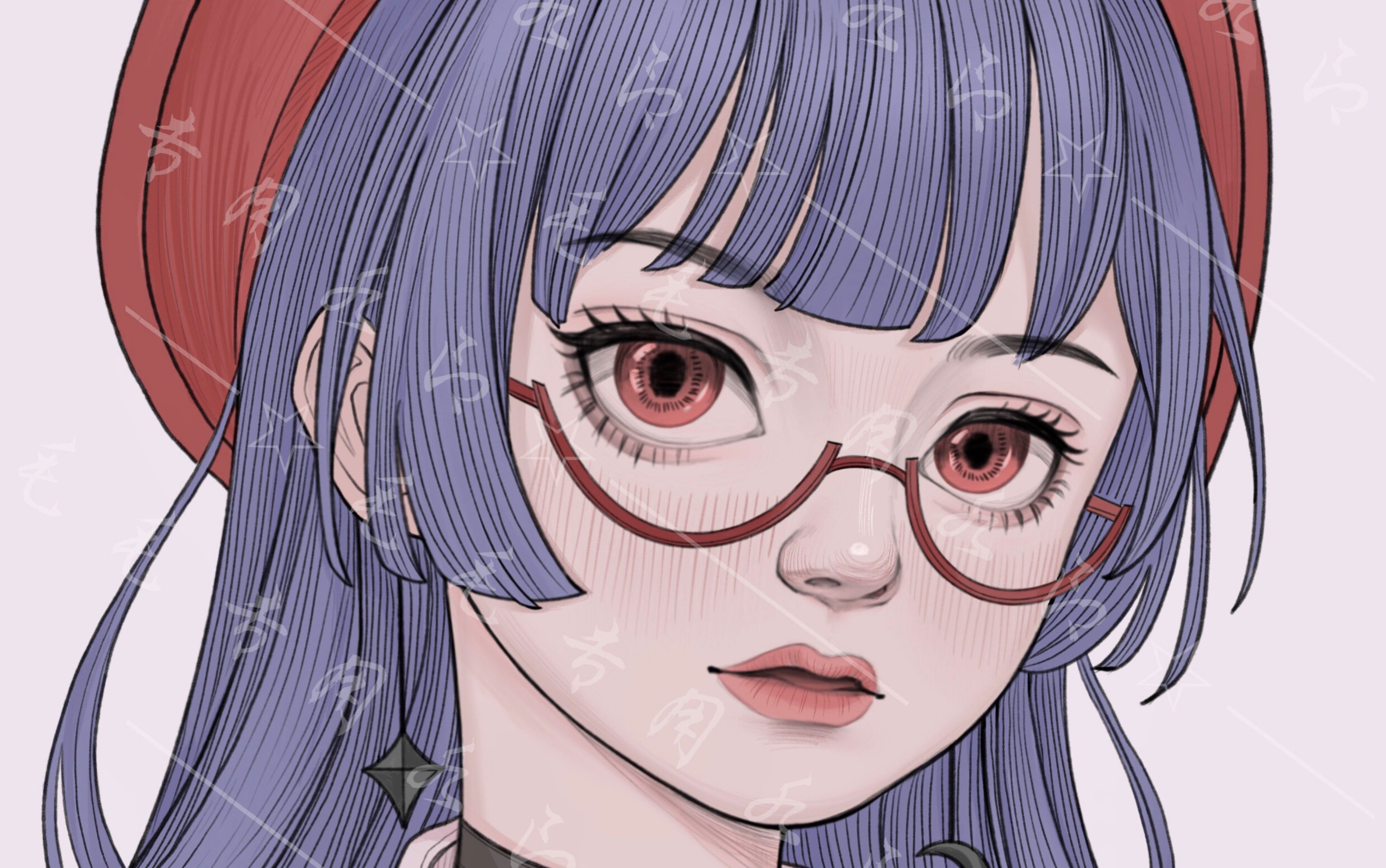 procreate过程画个公主切美少女
