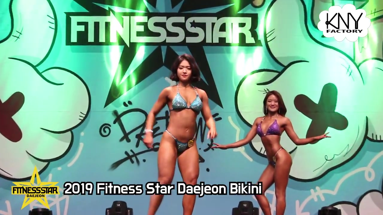 2019 Fitness Star Daejeon BIKINI哔哩哔哩bilibili