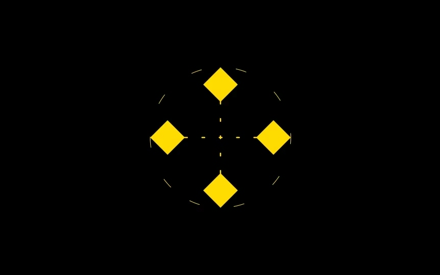 ae模板-正方形旋转mg动画特效的动态logo片头模板标识品牌商品店铺