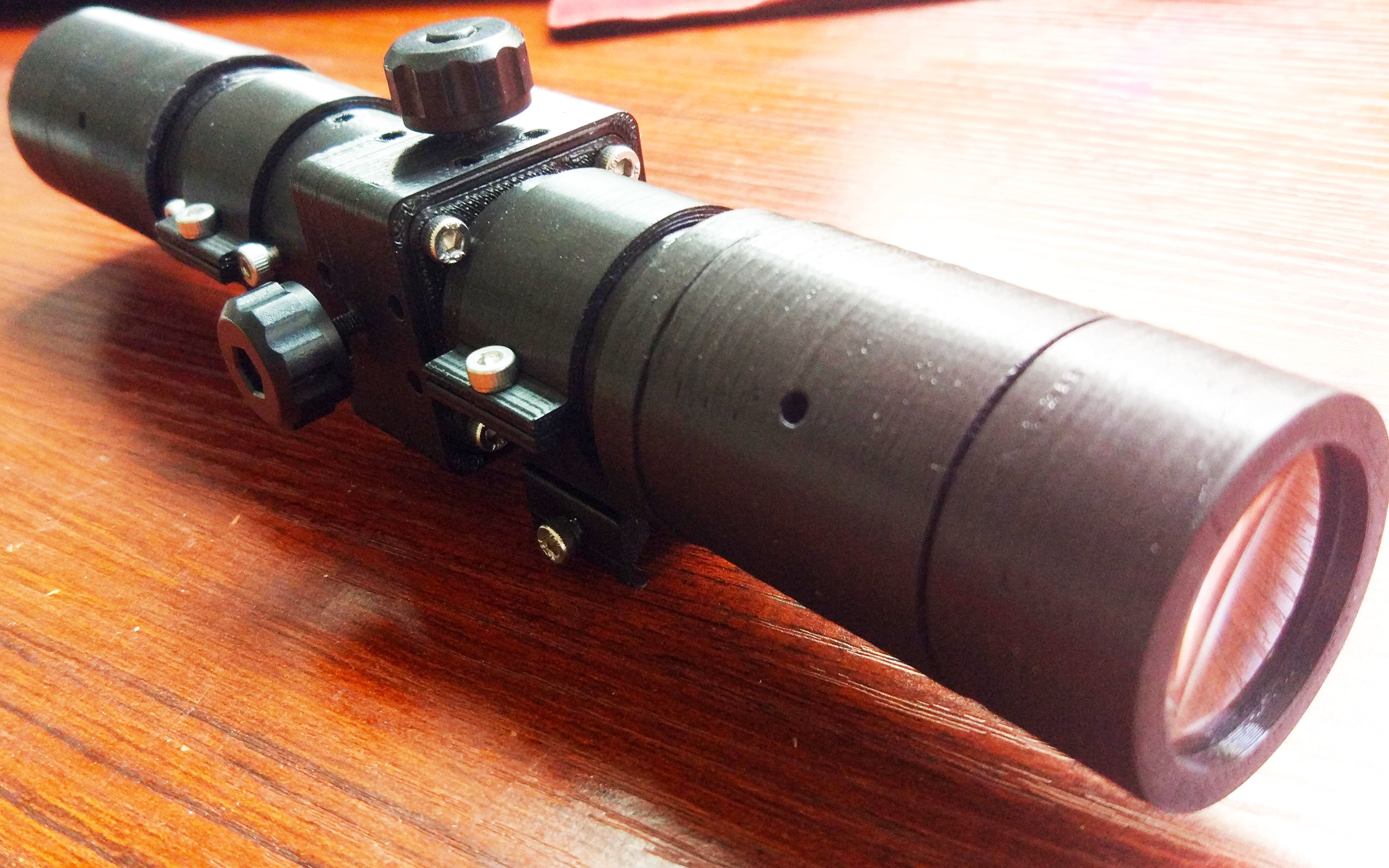 3d打印制作一个可调节狙击镜