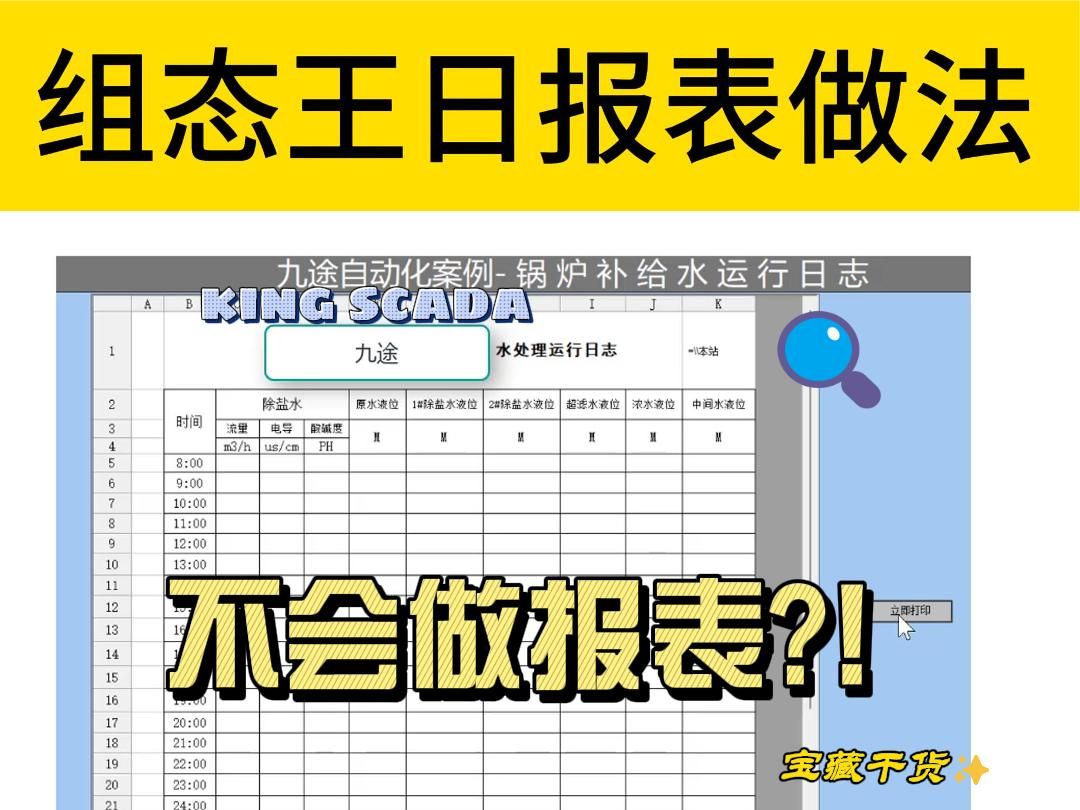 组态王如何做日报表 组态王教程 PLC编程技巧 济南山东PLC培训哔哩哔哩bilibili