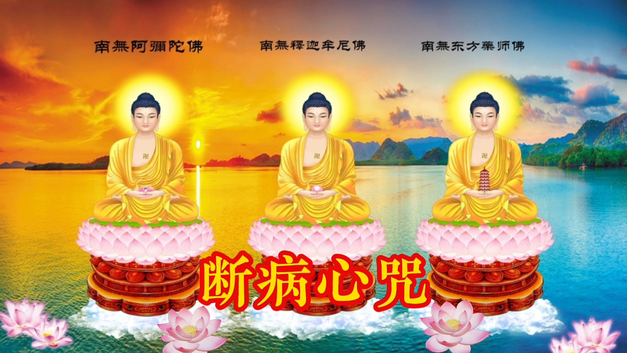 佛歌《断病心咒》阿弥陀佛,祝你一生平安幸福,快乐美满哔哩哔哩bilibili