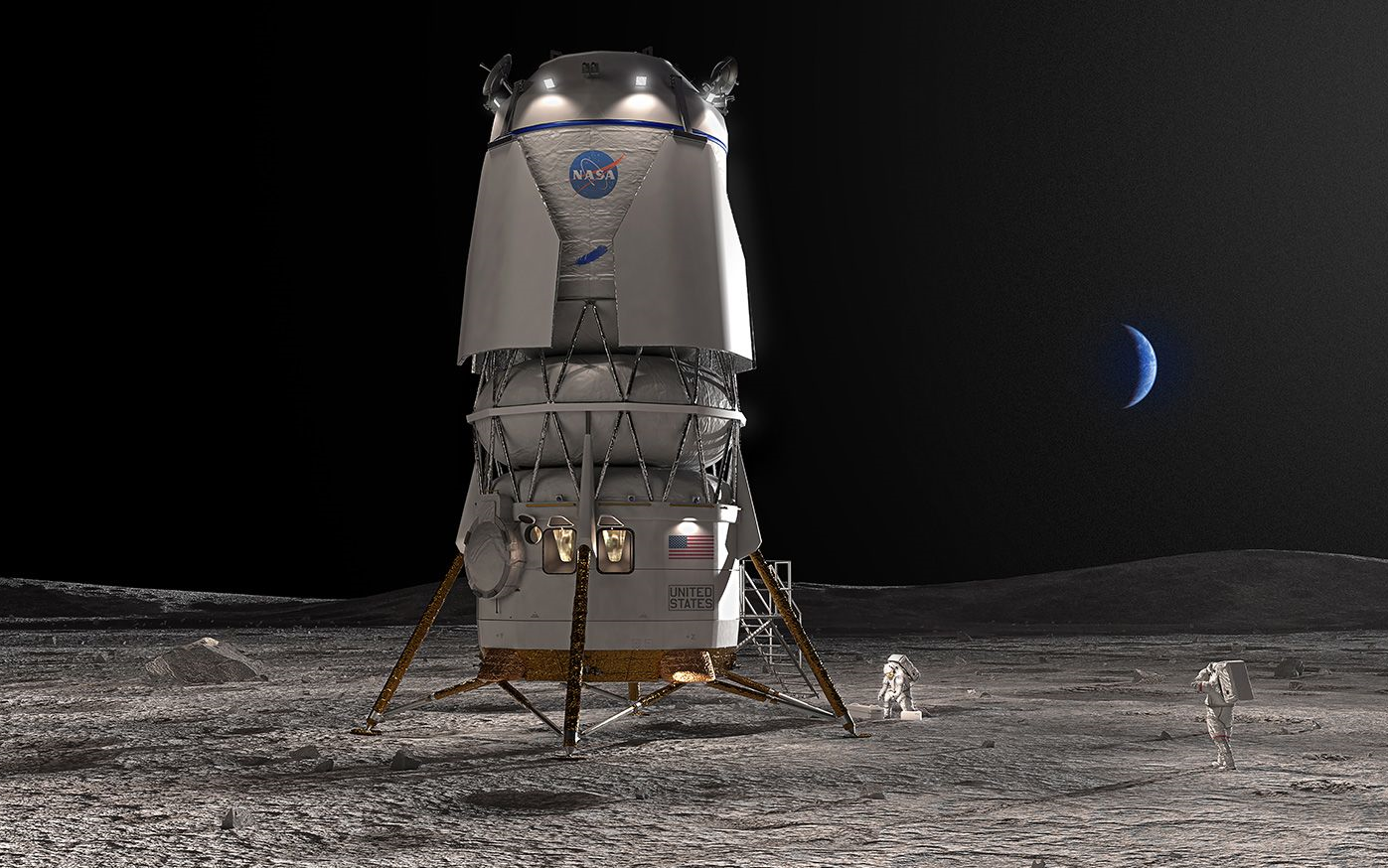 【双语】说说蓝色起源的月球登陆器-scott manley