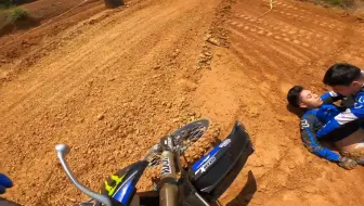 Scary Dirtbike Crash Situation