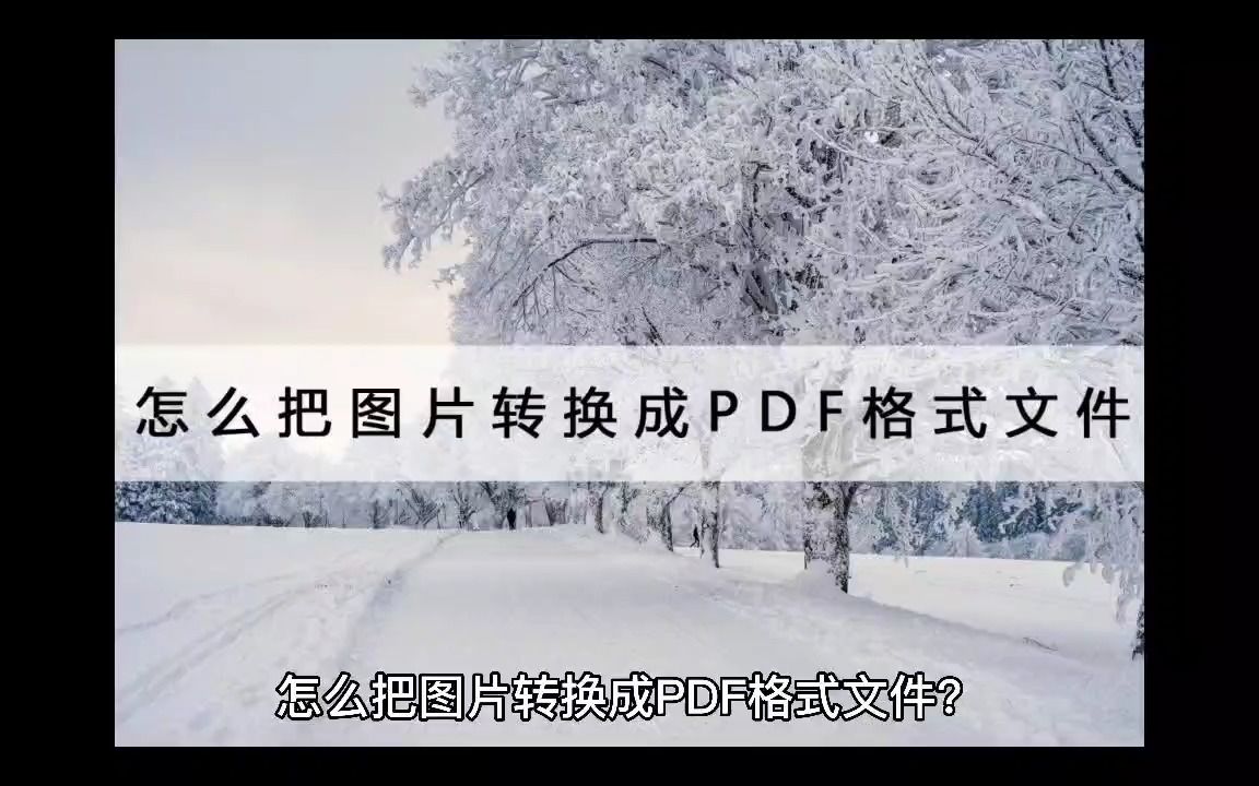 怎么把图片转换成PDF格式文件?这个方法真好用哔哩哔哩bilibili