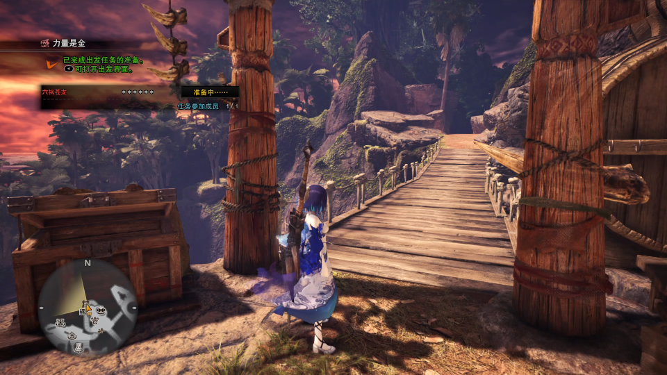 用太刀通关崛起的天才少年一来冰原就挑上了金狮子