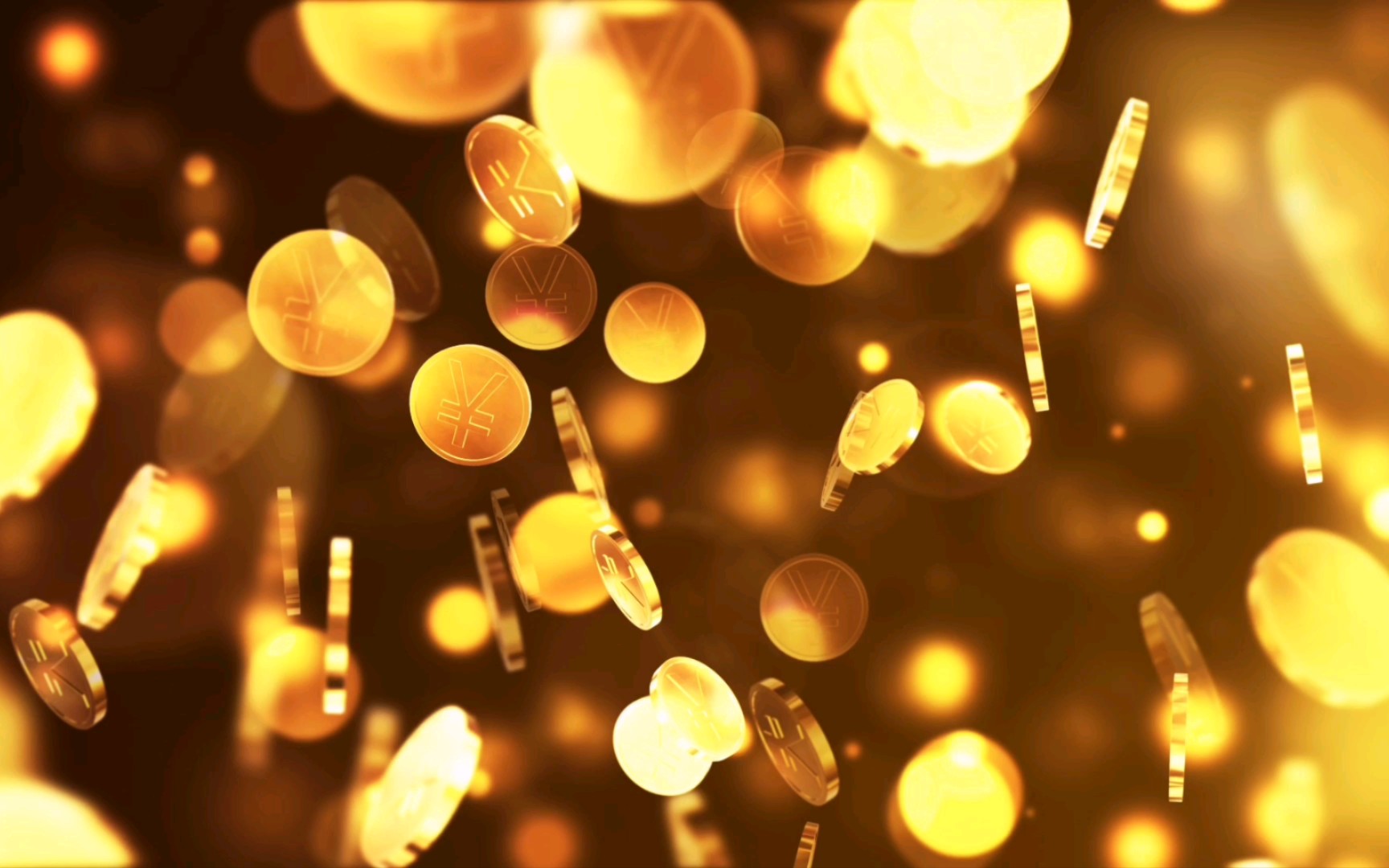 唯美金币梦境动态配乐壁纸