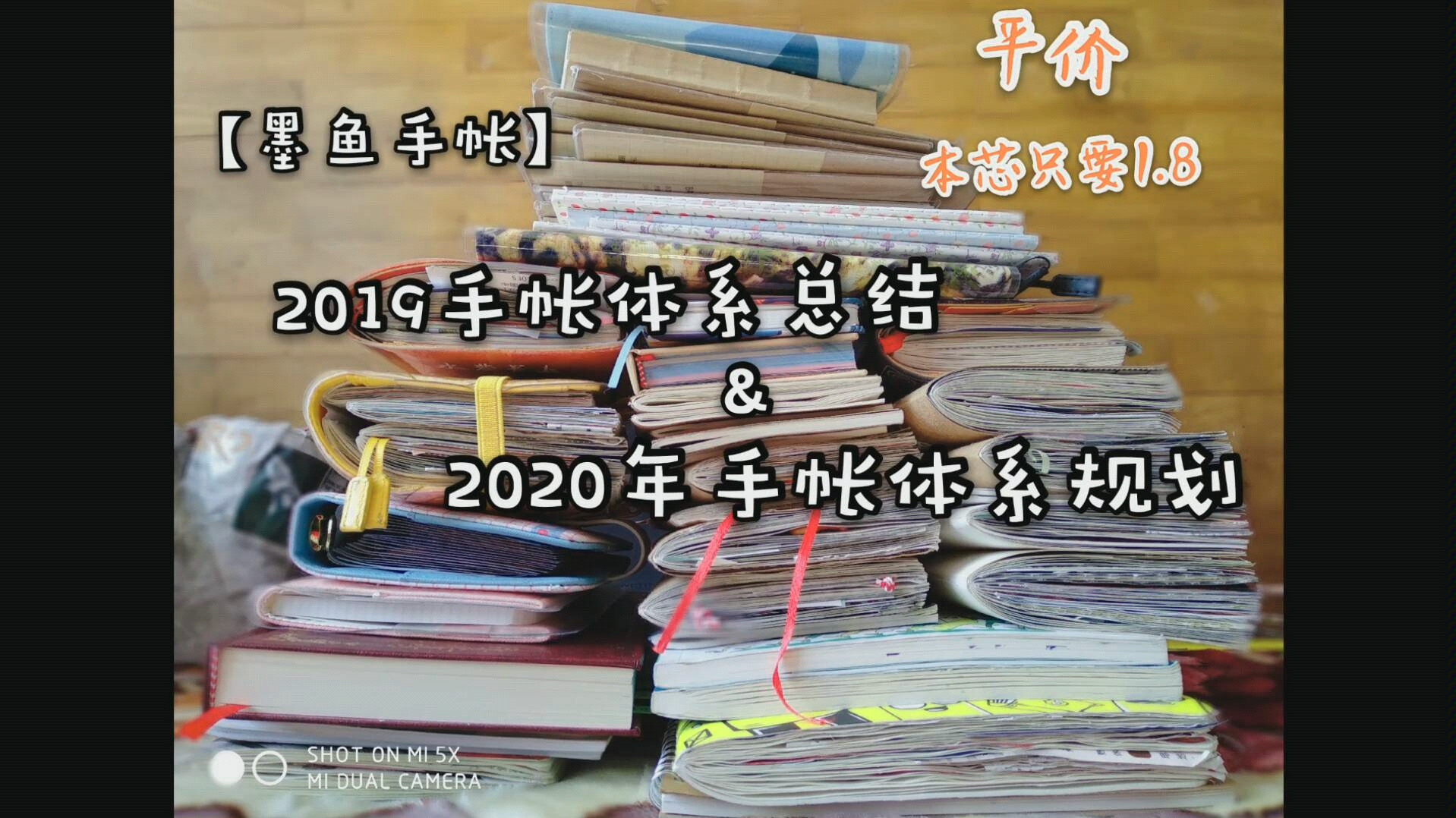 【墨鱼】2019手帐体系总结&2020手帐体系规划哔哩哔哩bilibili