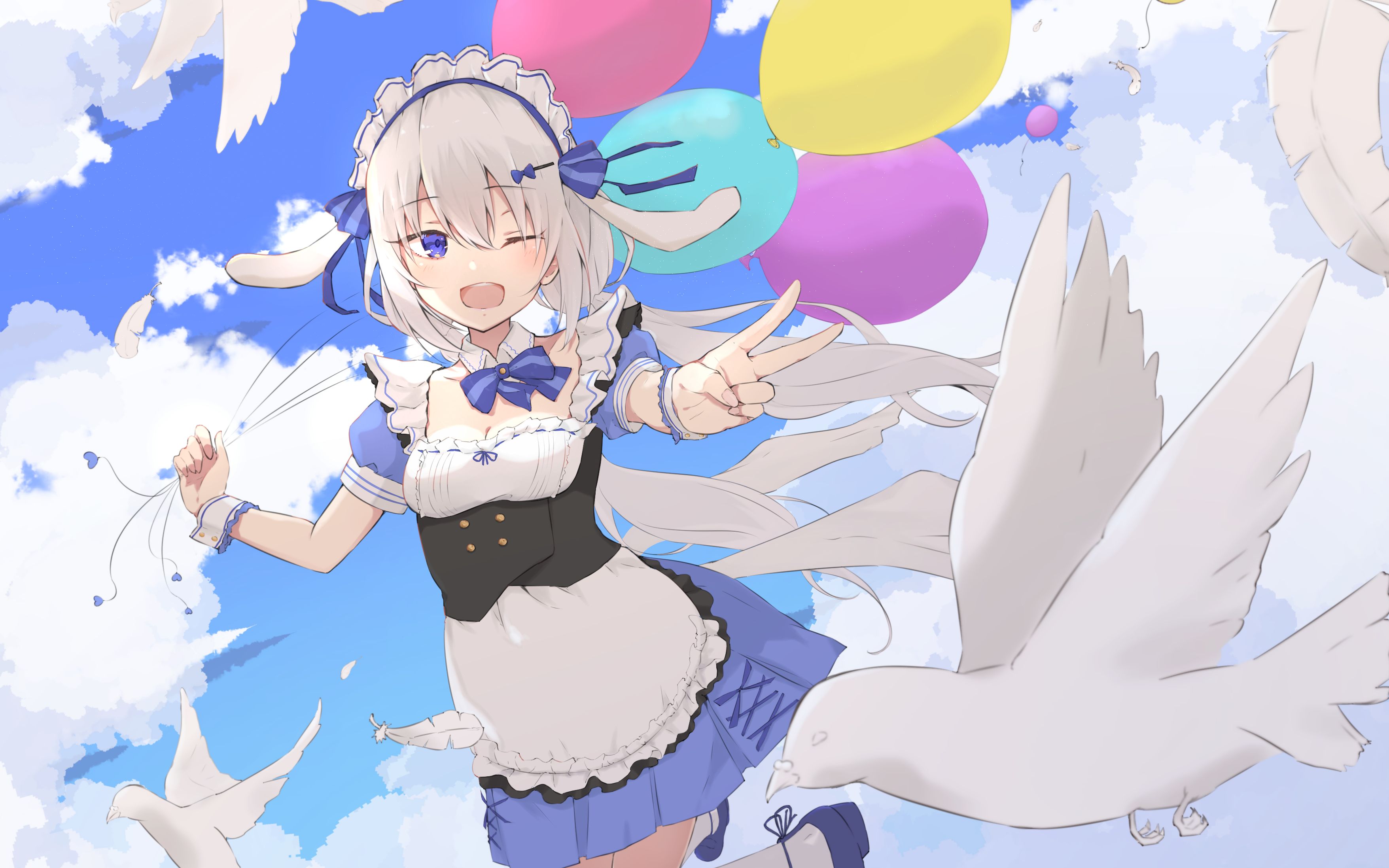 天使なの/ミニ和服でしゅきしゅき_あまあま耳舐め91