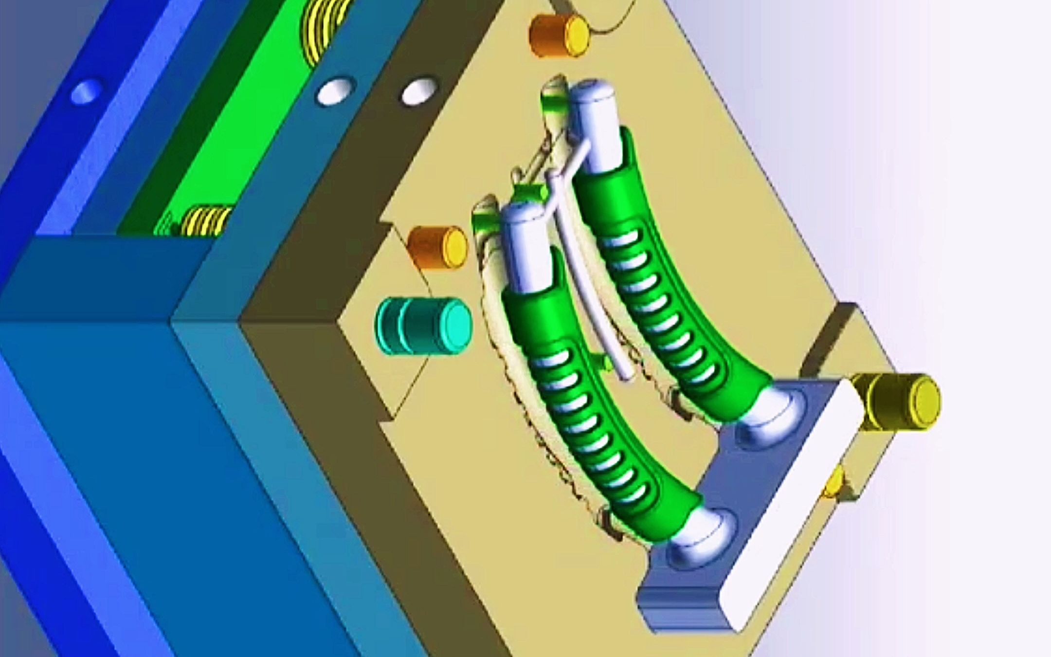 最简单的圆弧抽芯