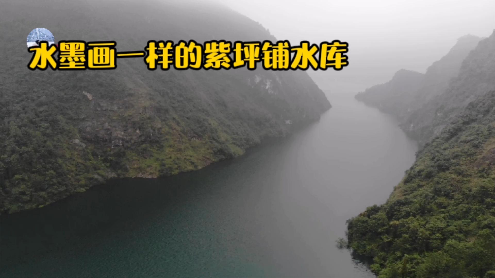 自驾都江堰龙池,雾里水墨画般的紫坪铺水库,这样的风景你见过吗哔哩哔哩bilibili