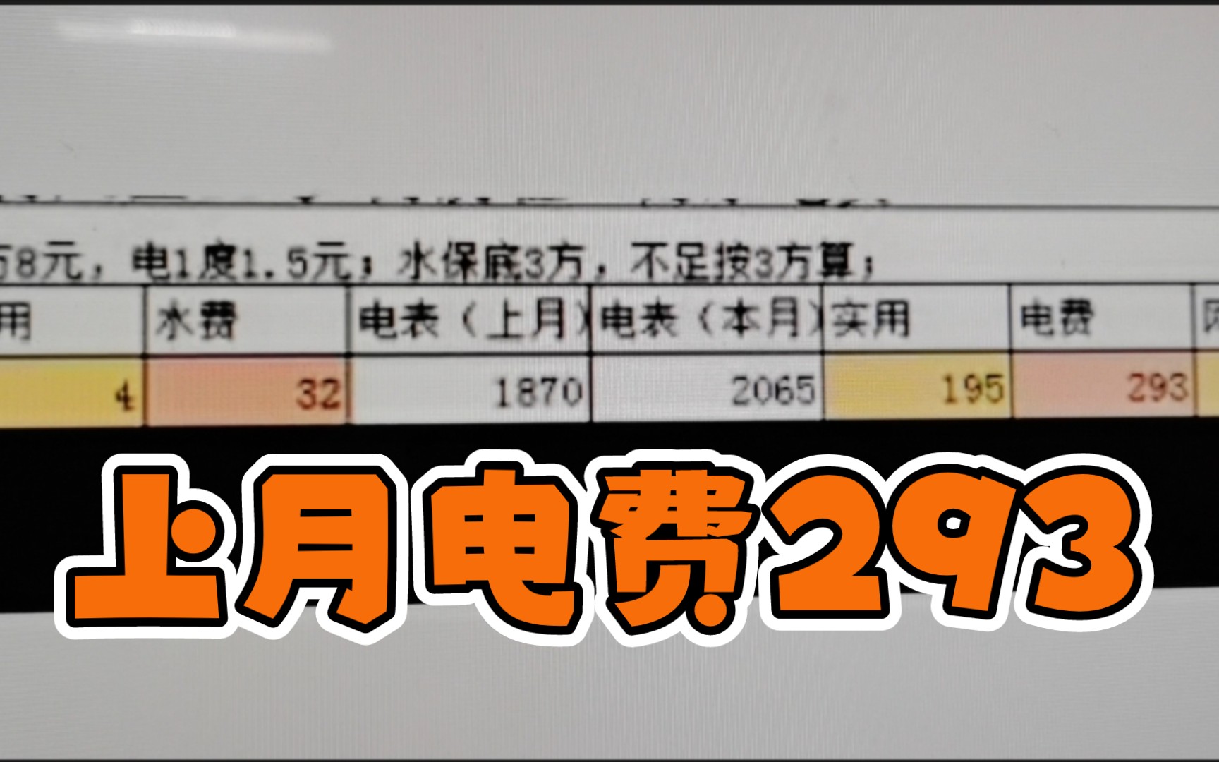 深圳城中村電費1.5元一度,水費8元一方,電費好貴啊!