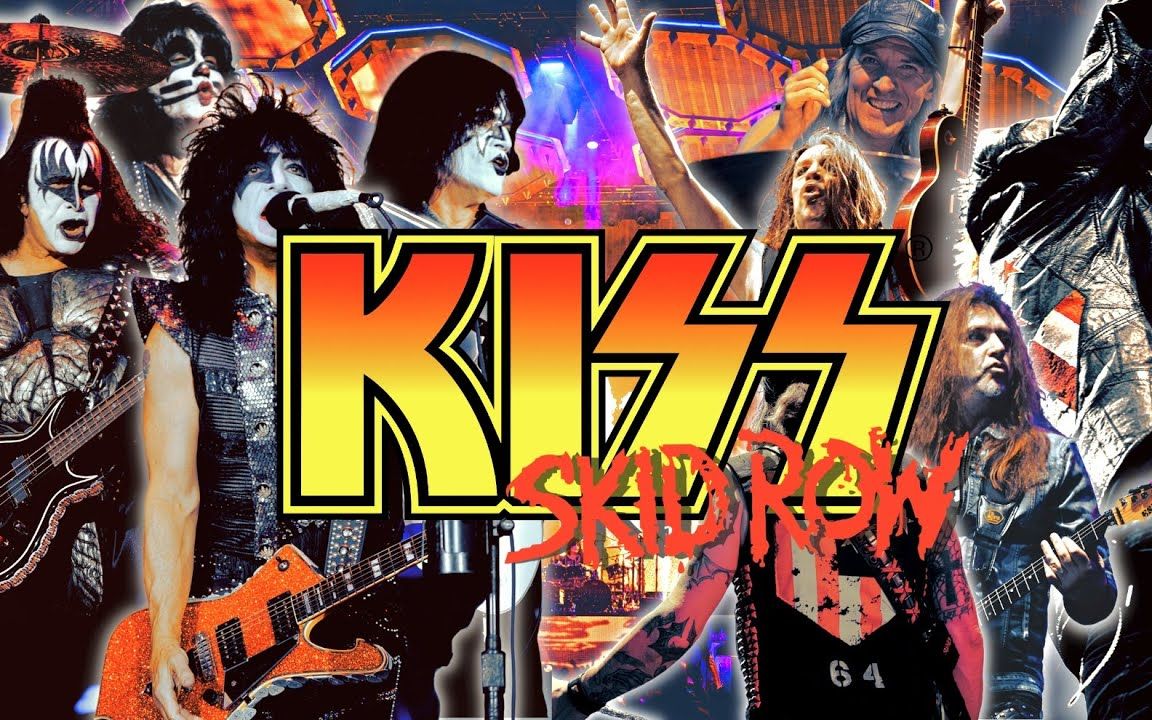 【金属乐界】美国重金属乐队skid row暖场kiss欧洲巡演幕后回顾视频第