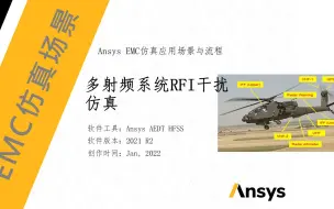 Download Video: 《Ansys电磁兼容仿真与场景应用案例实战》-多射频系统RFI干扰仿真