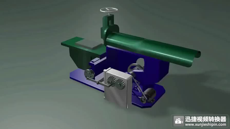 牛头刨床的机械设计结构,动画模拟的真是逼真!高清480p哔哩哔哩bilibili