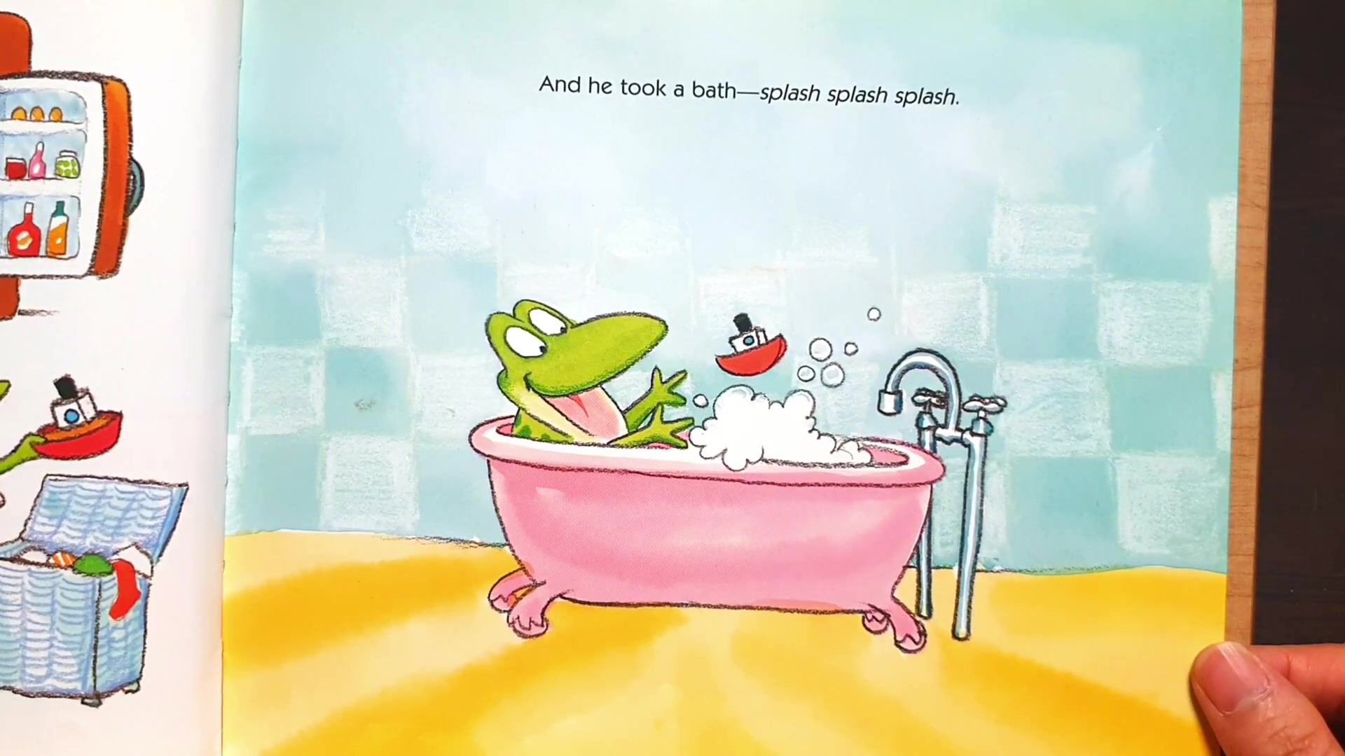 英语绘本idiosyncrasy青蛙该睡觉咯