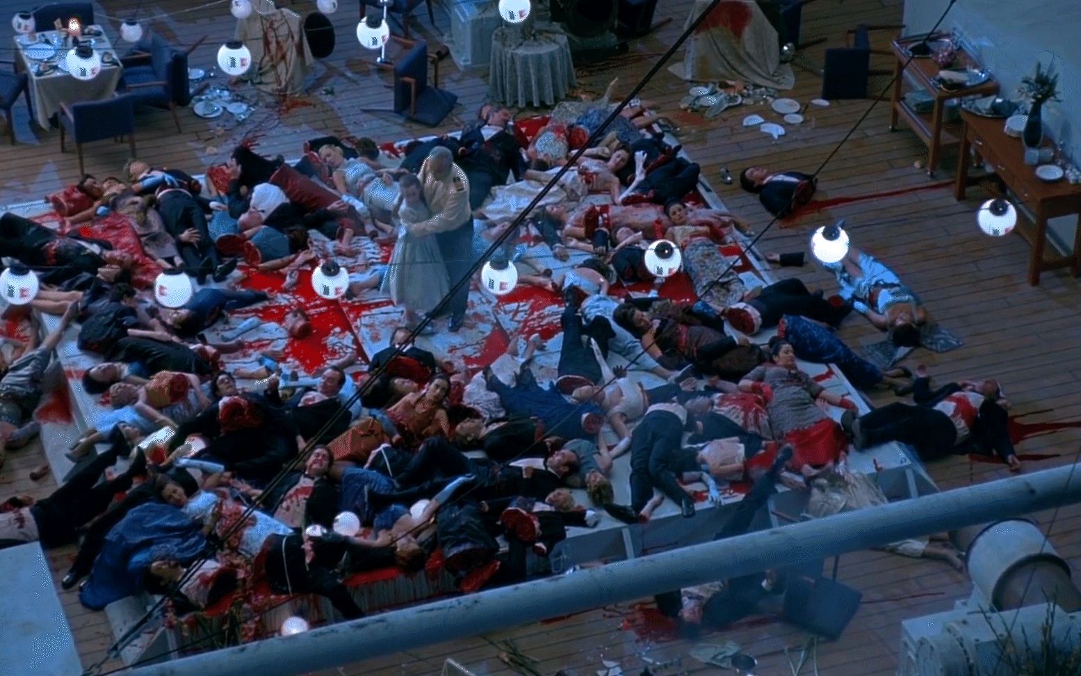 解说幽灵船恐怖的一根钢丝把船上的人拦腰分割有人在收集灵魂