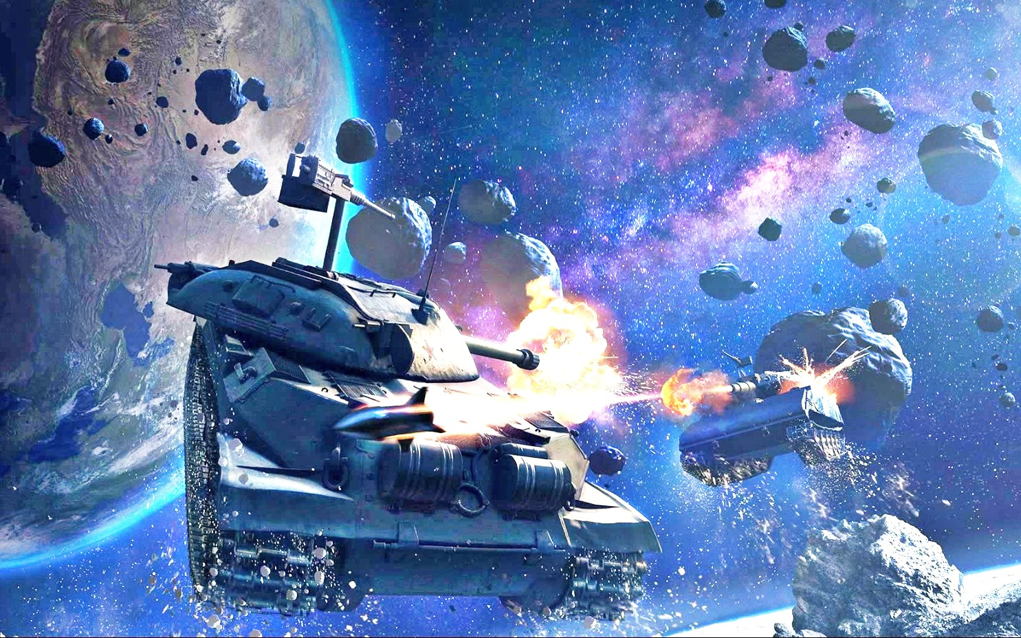 活动作品2020年wg将坦克送上太空开启宇宙战争