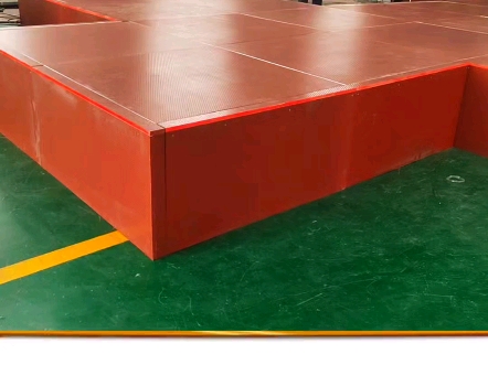 78铝合金舞台60公分高挡板展示,有效解决舞台地毯全铺时四周不平整