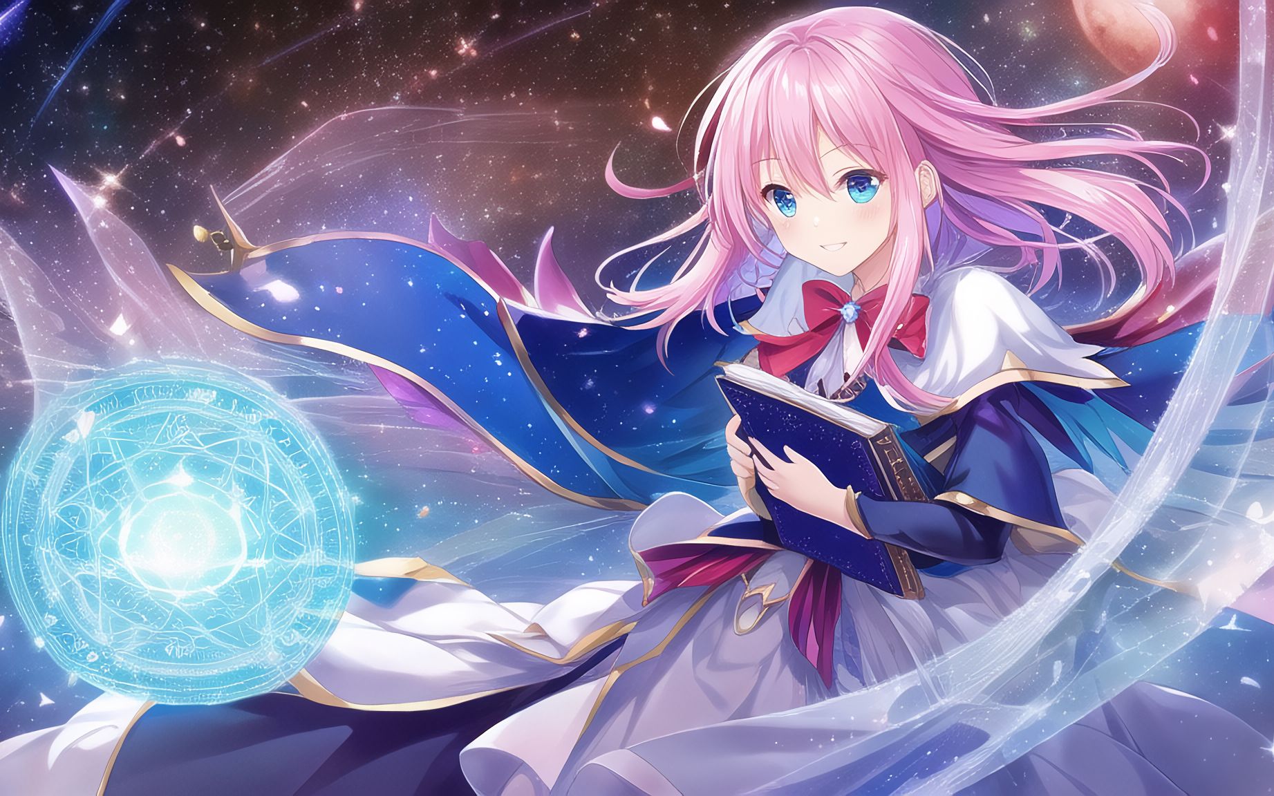 【ai绘画】【魔法少女】novelai作品,召唤魔法少女!