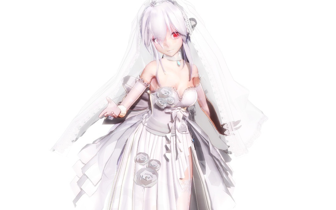 【mmd】弱音:待我穿上花嫁 我能嫁给你吗?