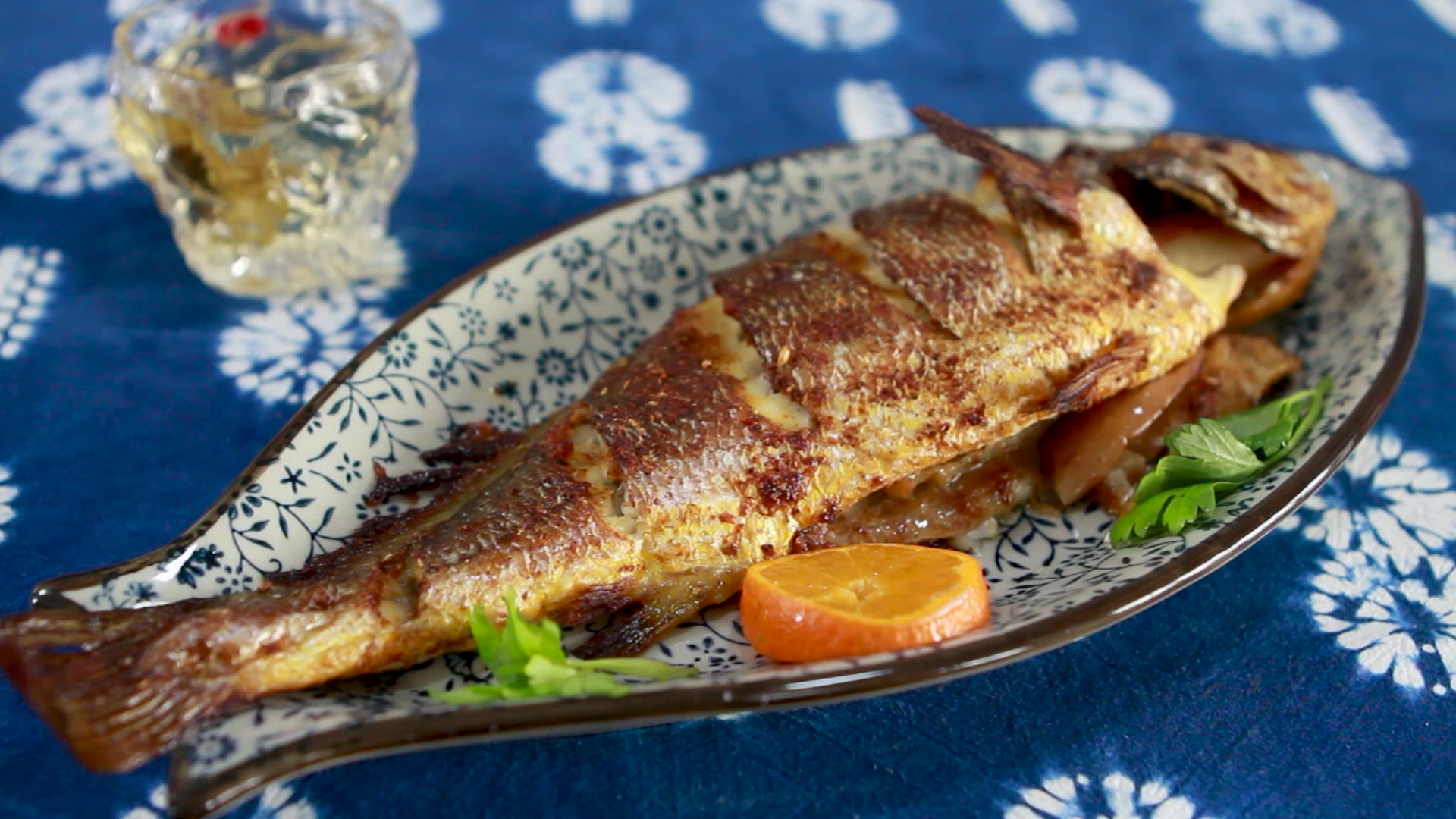 香烤大黄鱼麻辣焦香