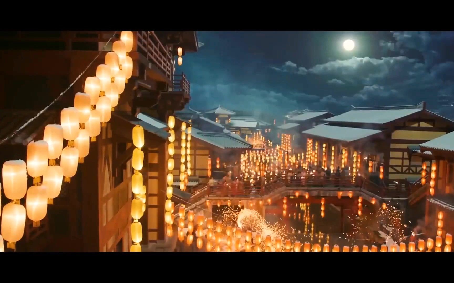 宝马雕车香满路.凤箫声动,玉壶流转,一夜鱼龙舞