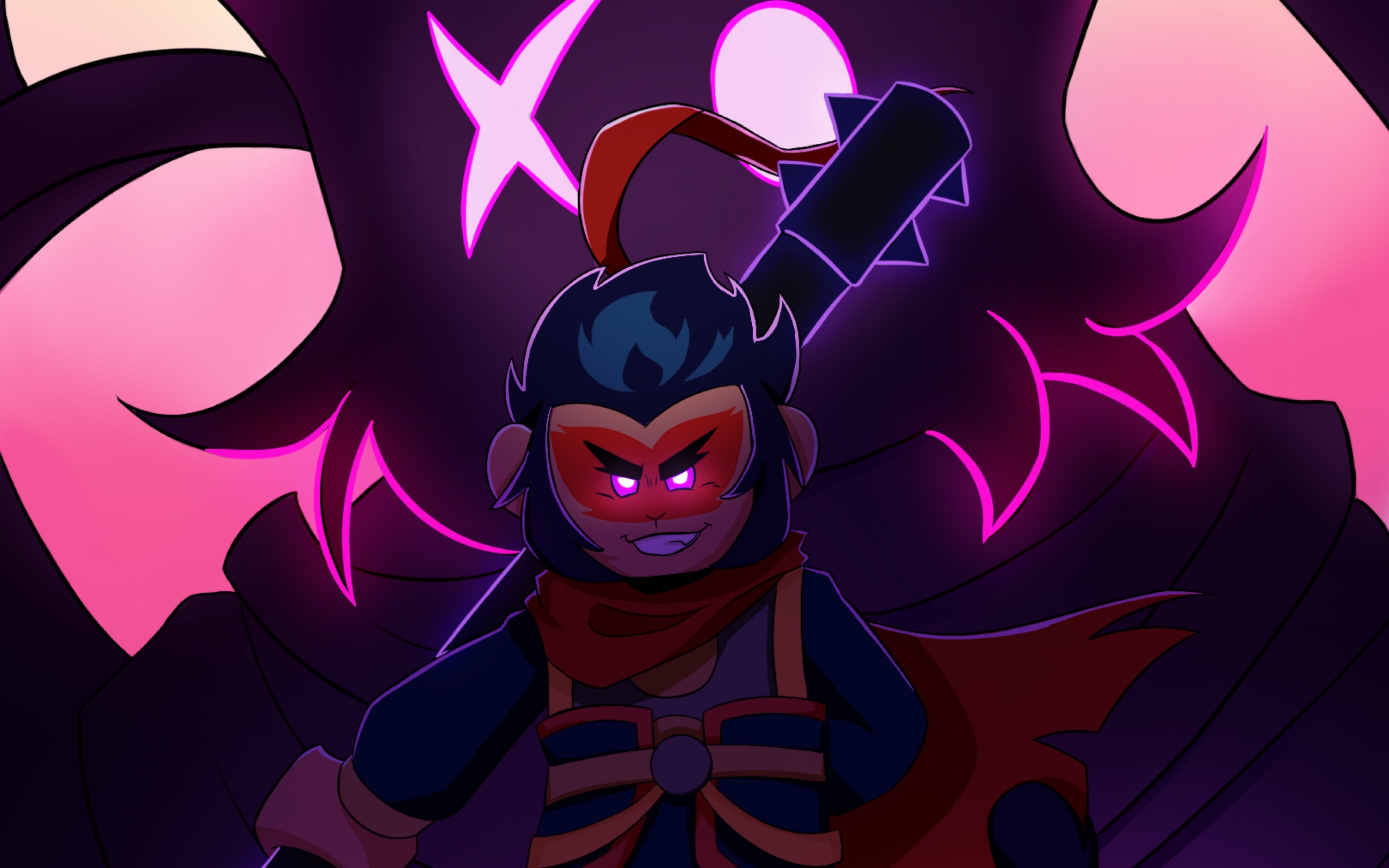 《悟空小侠》[六耳猕猴]好久没更新了,画个六耳,别喷我画的不像了,我