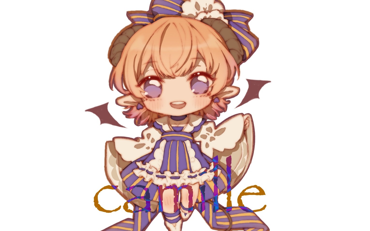 ipad画q版小人过程