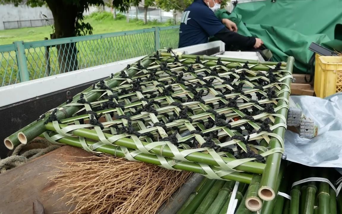 [图]一个手工竹篱笆的诞生！！！