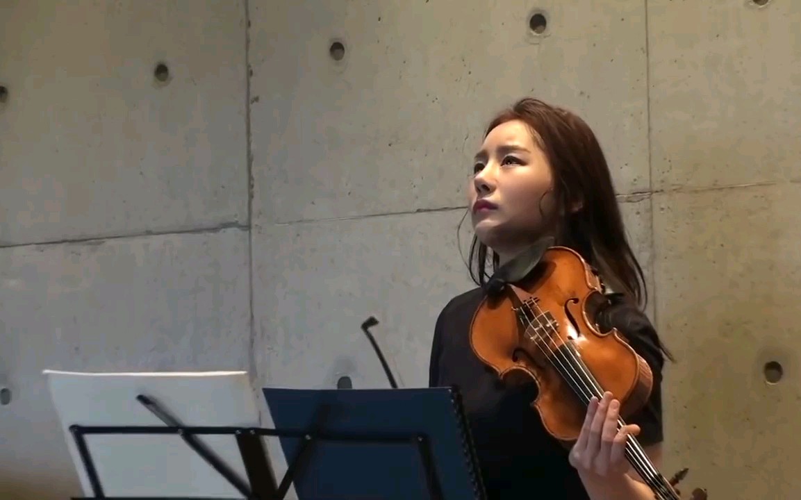 韩国女小提琴家申娴淑图片
