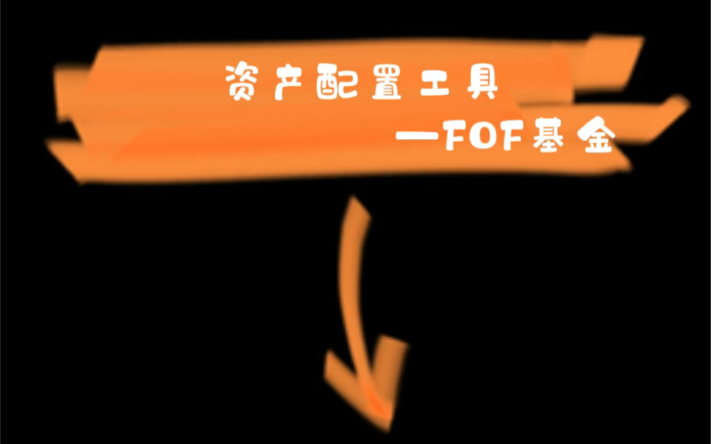 资产配置工具—FOF基金哔哩哔哩bilibili