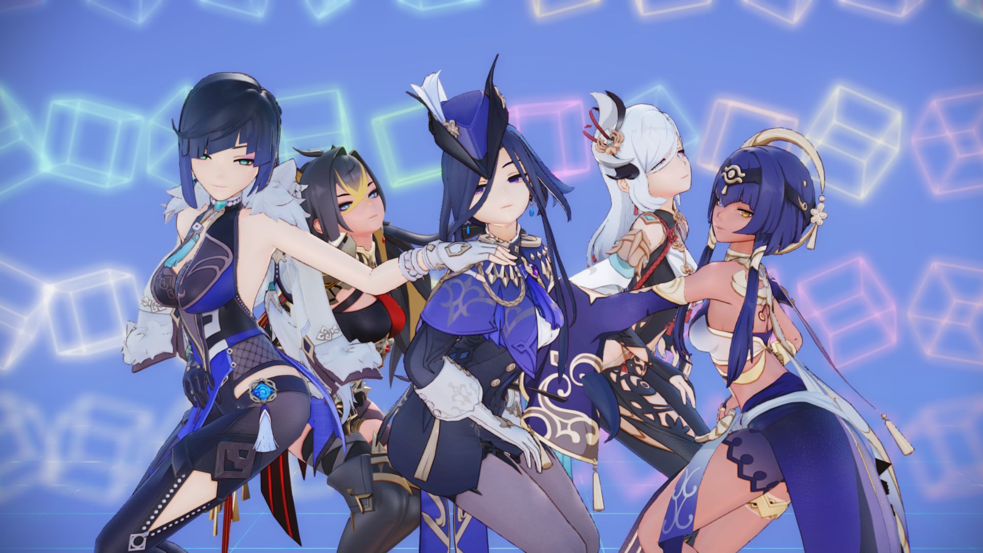 【原神】旅行者请注意!提瓦特女团登场!