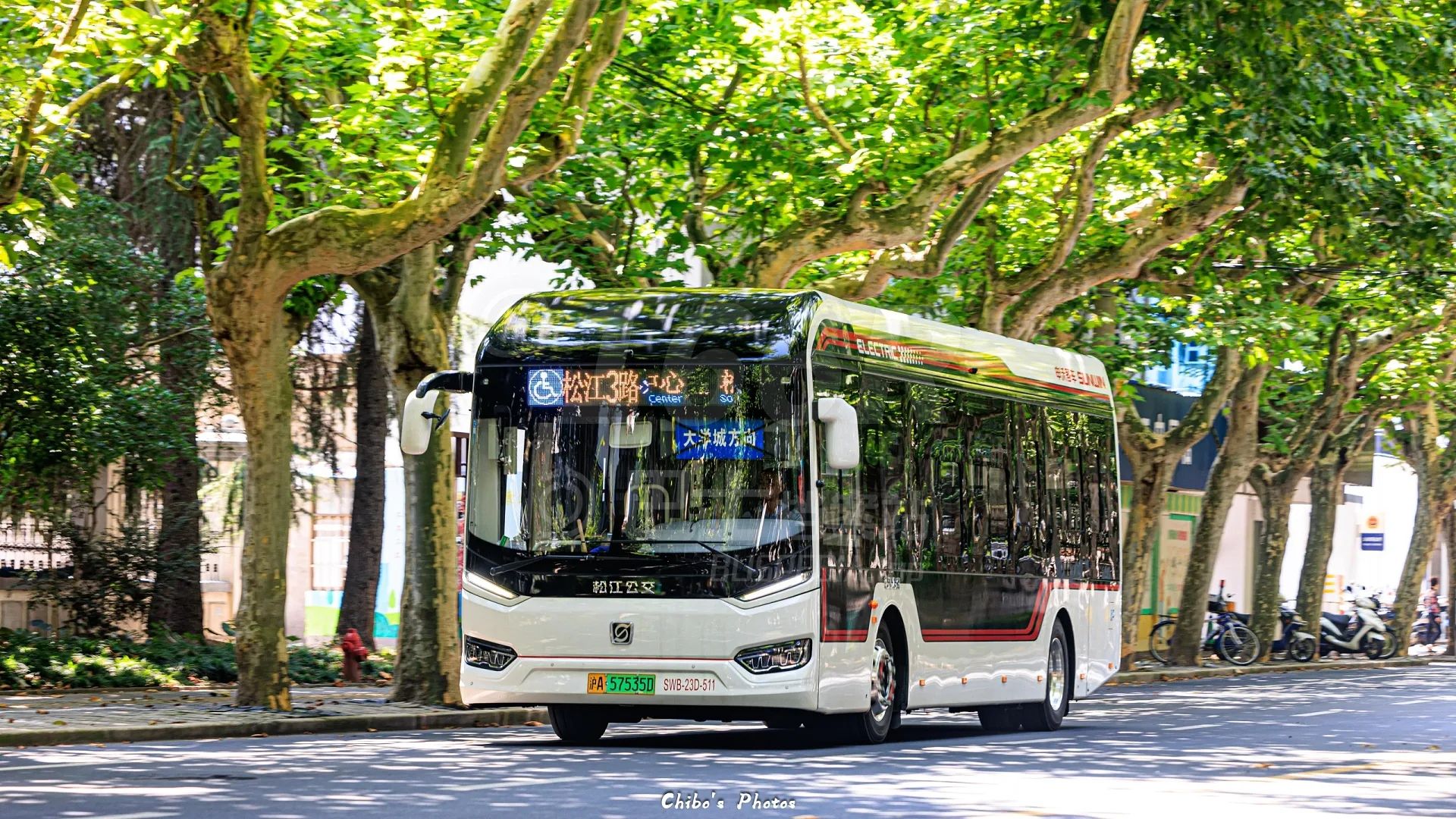 上海松江公交swb6109ev10g运行实录