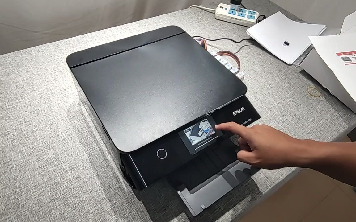 爱普生xp8600取卡纸