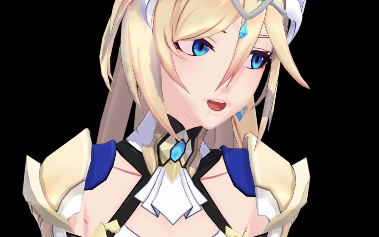 丽塔:今天的幽兰戴尔大人真是可爱呢(^_^)