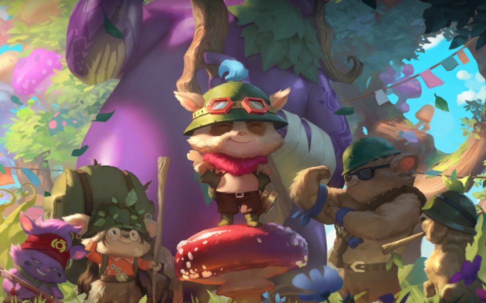 [符文之地/lor/卡牌游戏]女警提莫种蘑菇