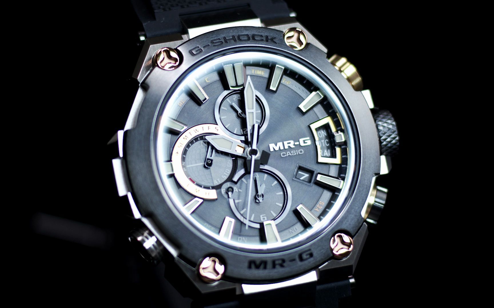 【卡西欧黑金武士】钛合金电波男表mrg-g2000r-1ajr_哔哩哔哩_bili