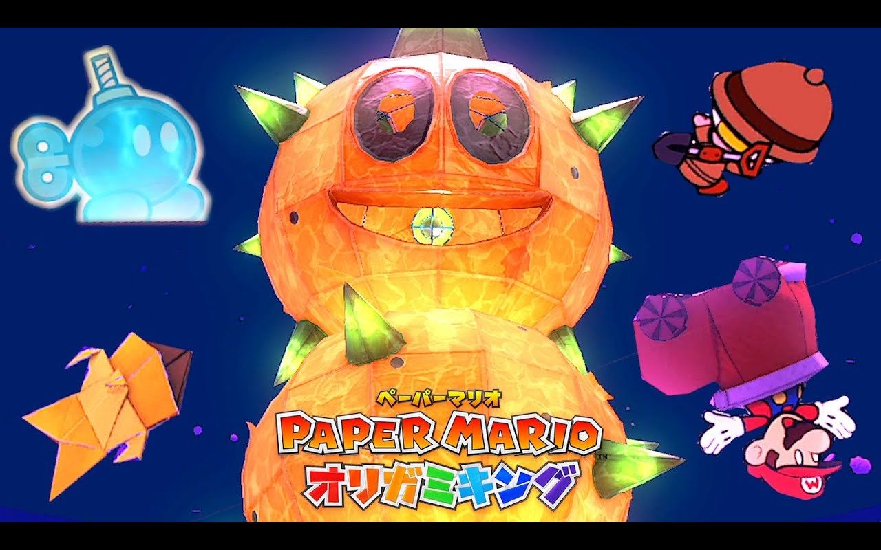 kiyo纸片马力欧折纸国王15马力欧与炸弹彬最后的对话生肉