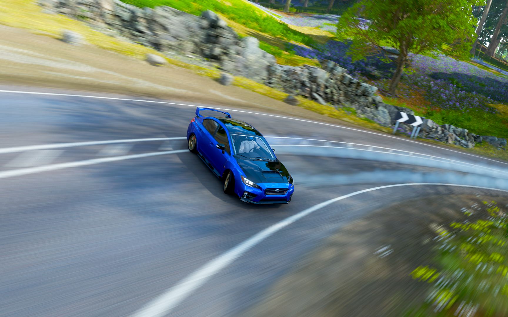 地平线4斯巴鲁sti键盘玩家漂移调教