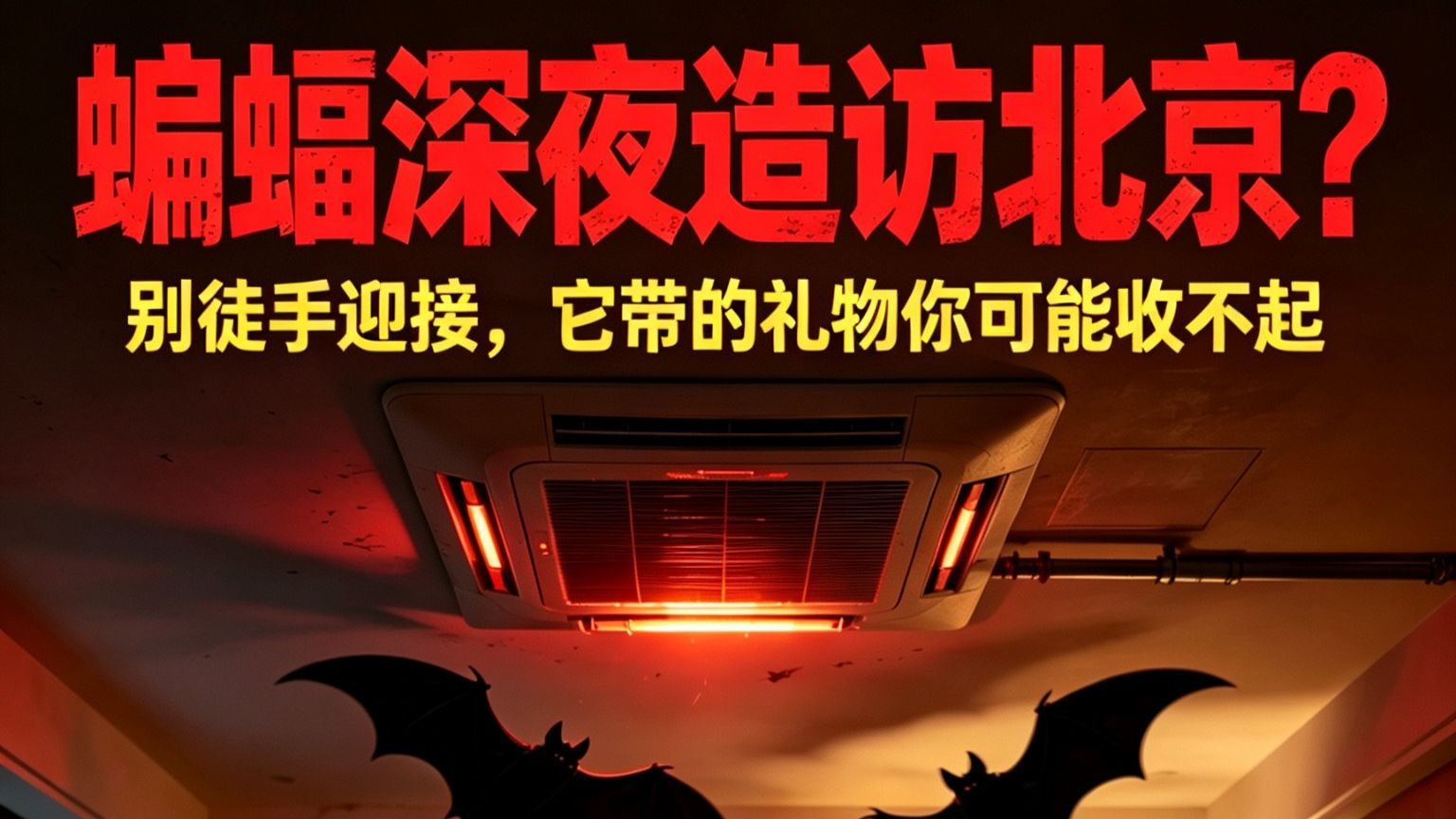 蝙蝠深夜造访北京？别徒手迎接，它带的礼物你可能收不起 🦇